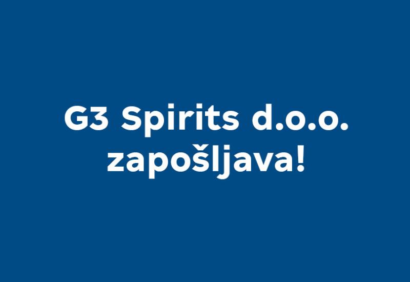 G3 SPIRITS zapošljava